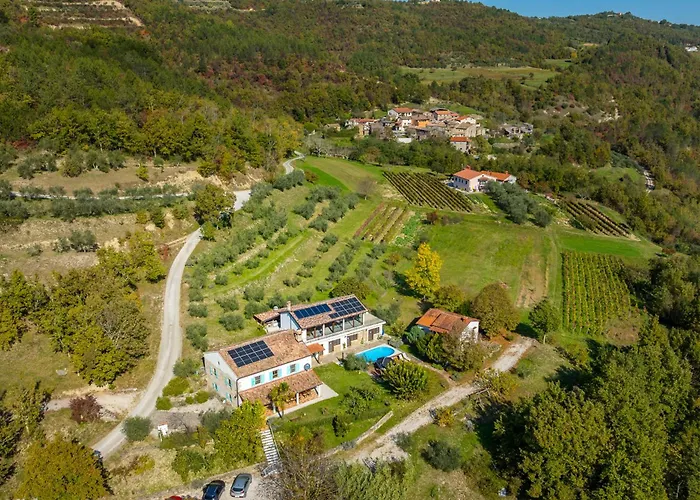 Magical Villa Glavini With Privacy & Stunning Panoramic Views Cerovlje photo