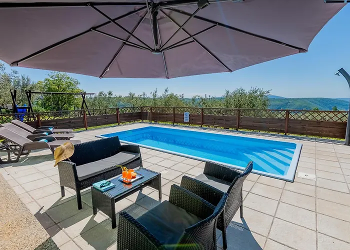 Apartment Jadranka With Private Pool & Valley View In Green Istria Gorica  foto